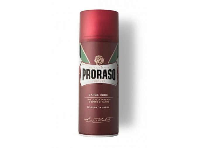 Proraso Schiuma da Barba Barbe Dure pěna na holení pro tvrdé vousy, 400 ml