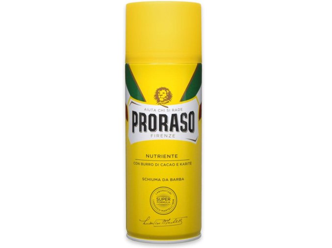 Proraso Schiuma da Barba Nutriente vyživující pěna na holení pro muže, 400 ml