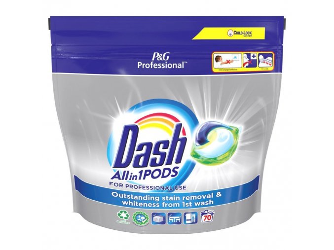 Dash All in1 PODs Professional kapsle na praní, 70 ks