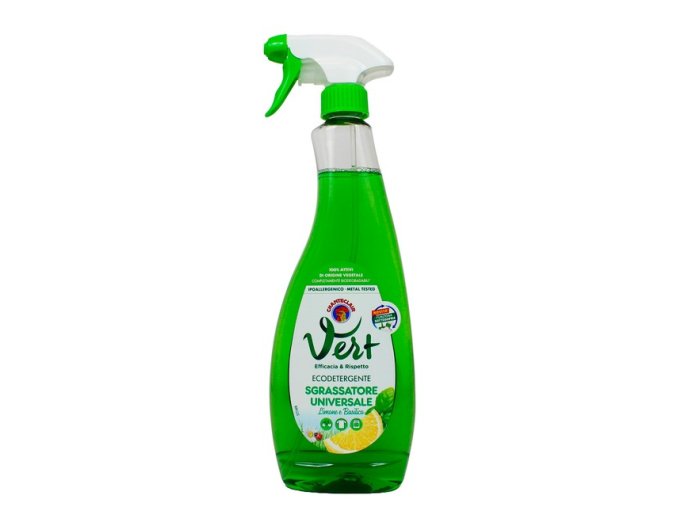Chante Clair Vert Ecodetergente univerzální odmašťovač a čistič Limone & Basilico s rozprašovačem, 600 ml