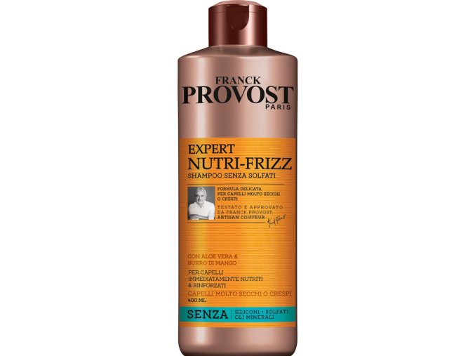 Franck Provost Paris šampon pro velmi suché a krepaté vlasy Expert Nutri Frizz, 400 ml