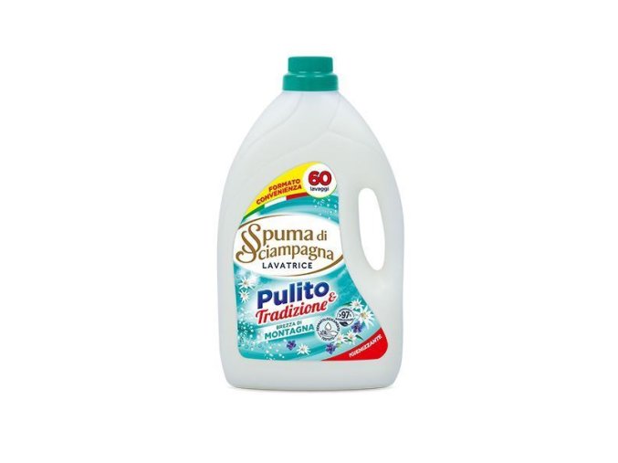 Spuma di Sciampagna prací gel se svěží horskou vůní, 60 pracích dávek