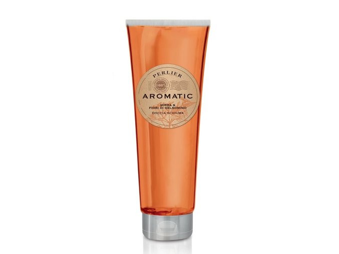Perlier Aromatic sprchový krém Myrha a květy jasmínu, 250 ml