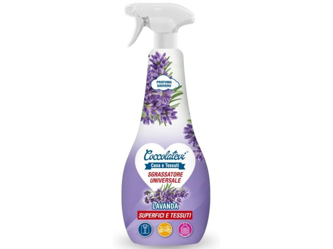 Coccolatevi univerzální odmašťovač povrchů a tkanin Lavanda, 750 ml