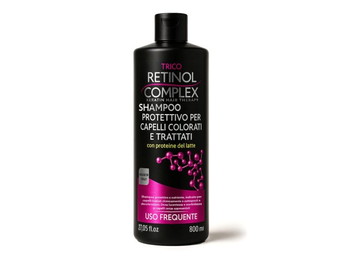 Retinol Complex Trico šampon pro barvené vlasy s mléčnými proteiny, 800 ml