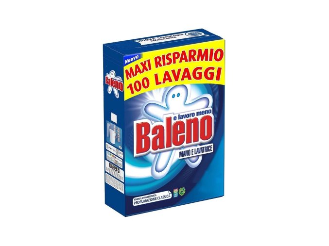 Baleno prací prášek na bílé a světlé prádlo, 100 pracích dávek