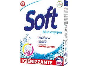 Soft Blue Oxygen Igienizzante prací prášek, 105 pracích dávek