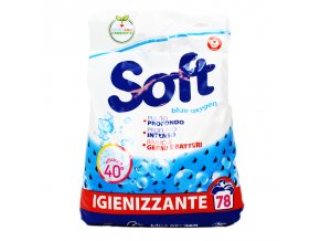 Soft Blue Oxygen Igienizzante prací prášek, 78 pracích dávek