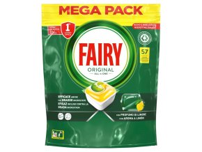 Fairy kapsle do myčky Original All In One Lemon, 57 kapslí