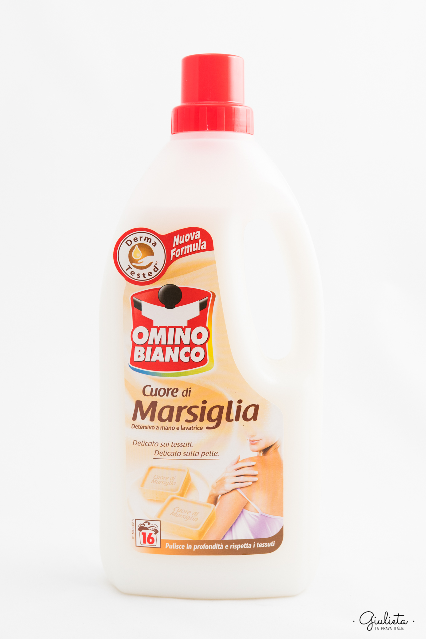 Omino Bianco prací gel s vůní Marseillského mýdla, 16 pracích dávek