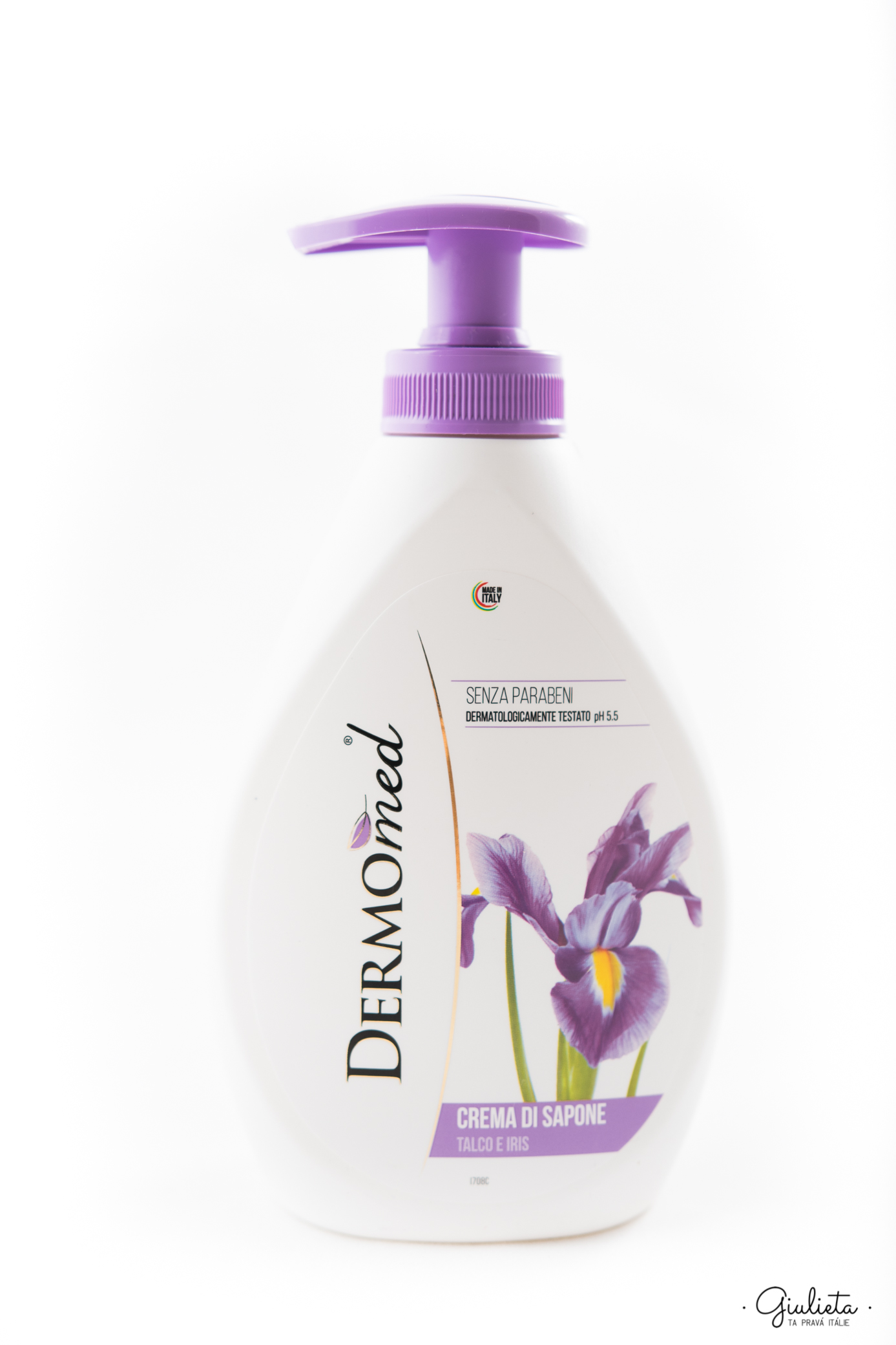 Dermomed tekuté mýdlo iris/pudr, 300 ml