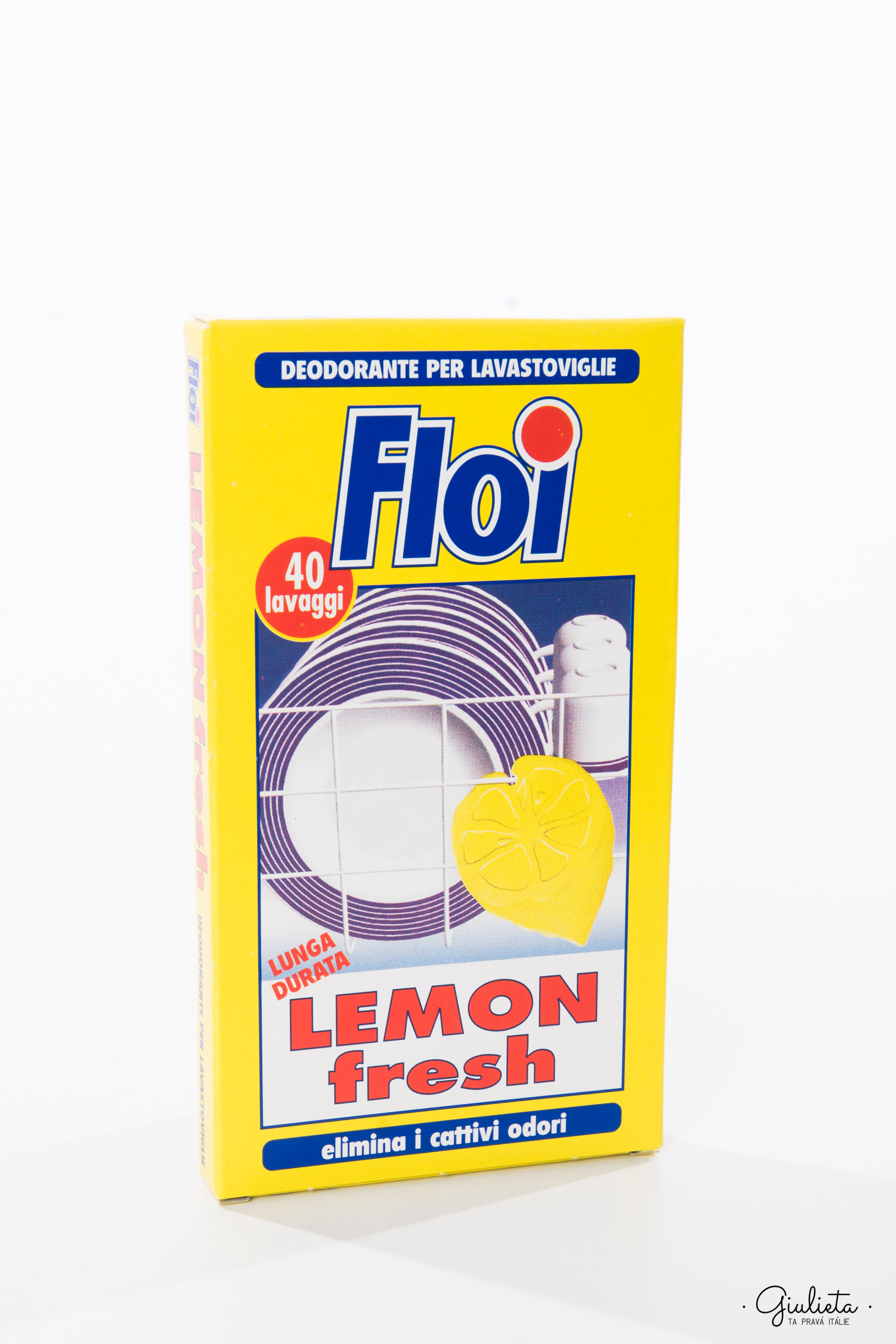 Floi osvěžovač do myčky nádobí s vůní citrónu