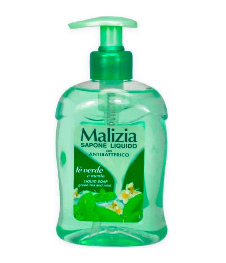 Malizia antibakteriální tekuté mýdlo té verde e menta, 300 ml