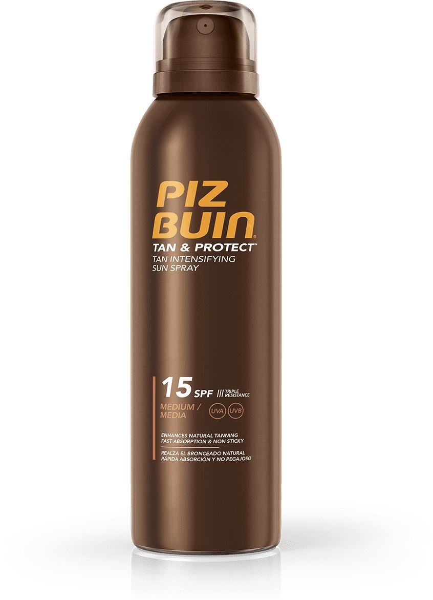 Piz Buin opalovací sprej Tan & Protect Tan Intensifying Sun SPF 15, 150 ml