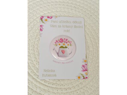 Přáníčko s magnetem - konvička