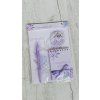 set fialový- blok/propiska/magnet (učitelka/asistentka)