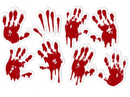 5484 nalep halloween ruce krev