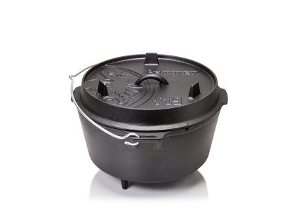 Litinový kotlík s nožičkami ft12 "Dutch Oven" 10,8 l