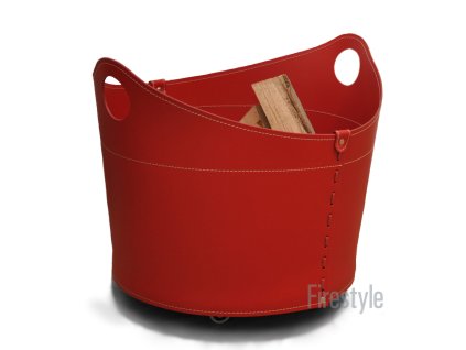 Cadin Mini - koš na dřevo na kolečkách