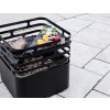 Höfats Cube black přenosné zahradní topeniště a gril