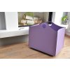 Firestyle WoodBag Big koš na dřevo a příslušenství na kolečkách fialový