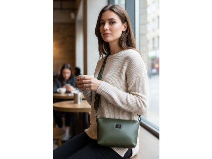 Kabelka MIA olivová