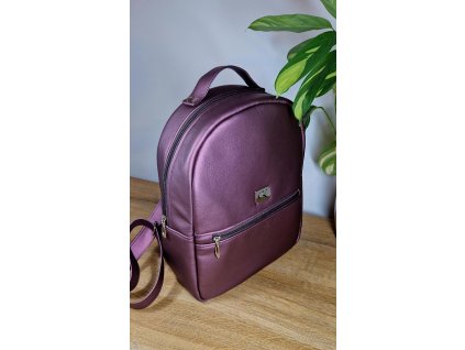 Ruksak LEO fialový