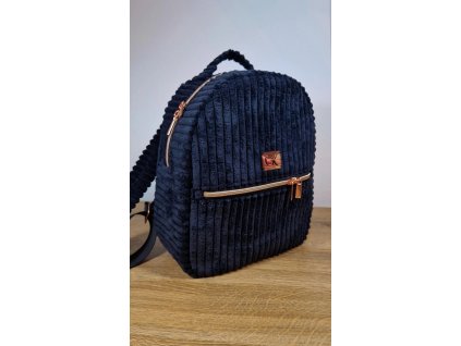 Ruksak LEO čierny menčester