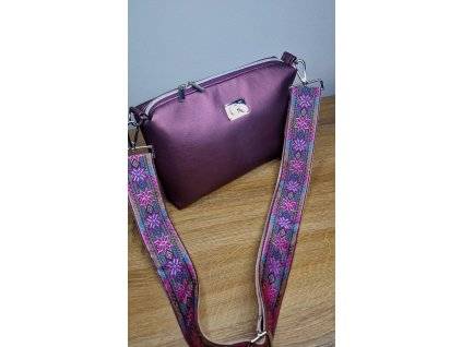 Kabelka MIA fialová strieborné komponenty