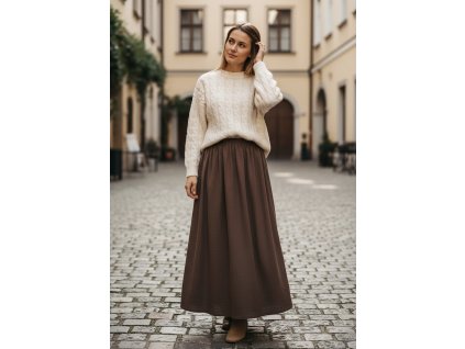 Sukna ľan s viskózou