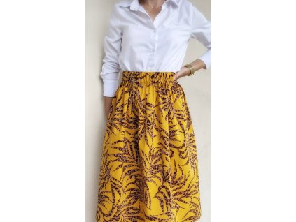 Sukňa so zvieracím vzorom leo