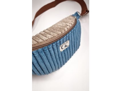 Ľadvinka ZOLA menčestrová modro - karamelová