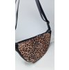 Kabelka LUNA čierna leopard