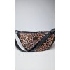 Kabelka LUNA čierna leopard zvierací vzor