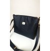 Kabelka MIA čierna štrukturovaná