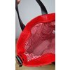 Kabelka SÁRA červeno - čierna srdcia