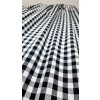 Sukňa karo čierno biele