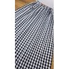 Sukňa karo čierno biele