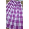 Sukňa karo veľké fialová