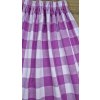 Sukňa karo veľké fialová