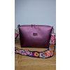 Kabelka MIA fialová rose gold komponenty a vymeniteľný remienok