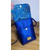Minibag modry perleťový