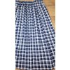 Sukňa karo tmavo modrá