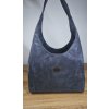 Hobobag kabelka imitácia brúsenej kože - šedá