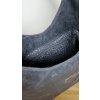 Hobobag kabelka imitácia brúsenej kože - šedá