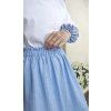 Sukna ľan s bavlnou light blue - aj iné odtiene