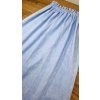 Sukna ľan s bavlnou light blue - aj iné odtiene