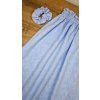 Sukna ľan s bavlnou light blue - aj iné odtiene