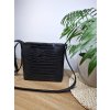 Čierna crossbody kabelka AMÉLIA krokodíl