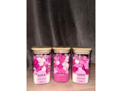 Kouzelná srdíčková svíčka